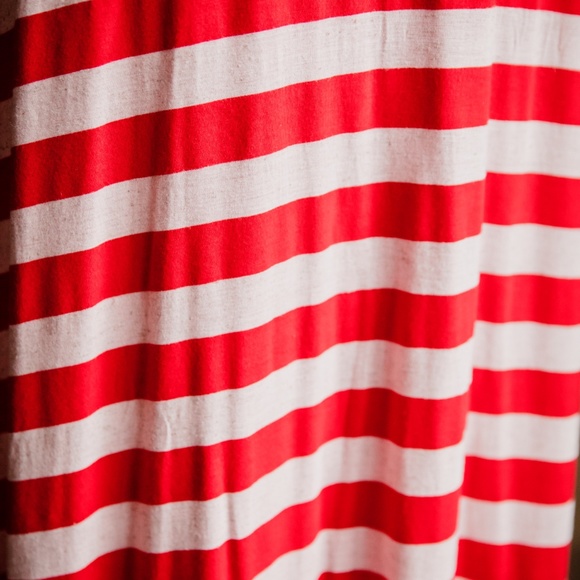 Windsor Red Striped Skirt - Picture 4 of 5